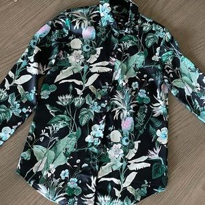 Banana Republic Floral button down